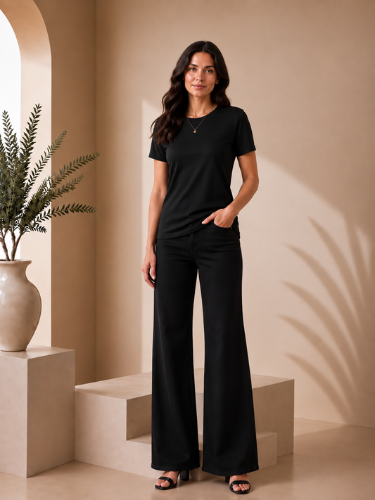 cotton basic Short sleeve